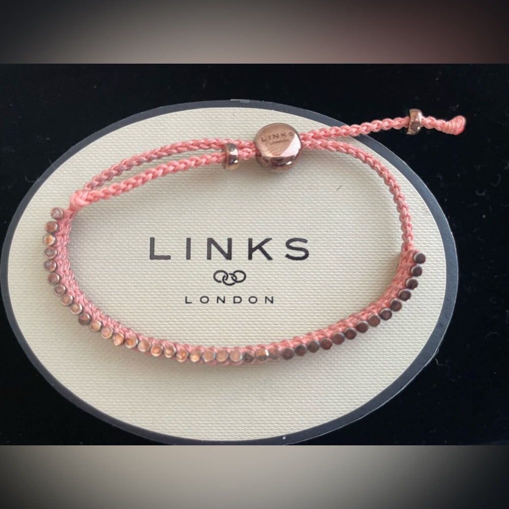 Links of London Rose Gold Mini Friendship Bracelet - Picture 3 of 16